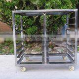 12 Trays Stainless Steel Rotary Trolley For Sale thumbnail-5