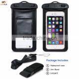 Luckiplus Travel Sport Swimming Phone Bag Waterproof, Snowproof, Dirtproof Case Bag for Phone Safe in Water thumbnail-4