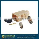 Fakra Crimp Jack Connector Code I- Beige/1001 for Bluetooth thumbnail-1