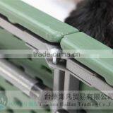 Durable 152cm Green Plastic Folding Army Dining Table and Chair/high Quality Plastic Dining Table for Army thumbnail-6