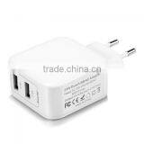 QC2.0 EU Plug Wall Charger 4.8A for IPhone/iPad and Samsung thumbnail-5