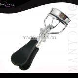 Black Cosmetic Eye Lashes Eyelash Curler With Silicone Refill Pads