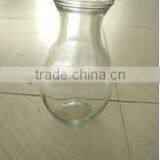 Clear and Round Glass Vases