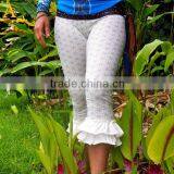 Medium-white Ruffle Pants, Bloomers Dance Yoga thumbnail-1