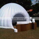 8m Inflatable Igloo Tent White Inflatable Dome Tent Inflatable Cover Promotional Inflatable Air Tent