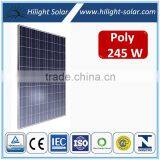 High Efficiency pv Solar Panel 245 Watt Panel Solar, Pv Module