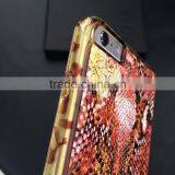 High End Luxury Color Pattern Saffiano Leather Cell Phone Cover Case for Iphone thumbnail-4