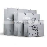 Silver Hot Stamping Hello Kitty Luxury Gift Paper Shopping Bag thumbnail-1