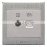 Television Socket and Telephone Socket Stainless Steel