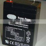 6V 4AH electric motor battery