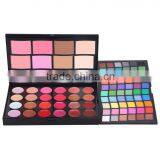 Chinese Factories Wholesale Custom Black 96 Slots Cosmetic Box, Fashion Beautiful Eye Shadow Box