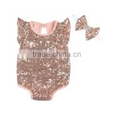 Wholesale Sequin Romper Baby Clothes Clothing Set Baby Romper Set