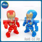 2016 NEW C - 89 cartoon iron man robot wireless bluetooth speaker mini portable light card audio subwoofer