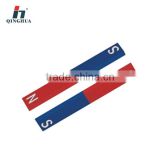 Bar magnets pair steel--physical instrument