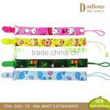 Unisex Animal Designs Teething Ring Nipple Baby Pacifier Clip Funny Holder