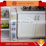 Plastic Knock-down Transparent Storage Box With Wheels -small Size thumbnail-6