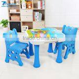 Children Desk and Chair Kids Cartoon Adjustable Kids Study Table thumbnail-1