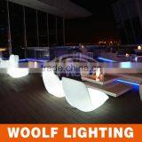 Modern Indoor and Outdoor Hotel and Bar Used Leisure LED Light Up Sofa Furniture