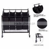 Vivinature Chrome Plating Frame Laundry Sorter With 4 Lift off Sorters thumbnail-4