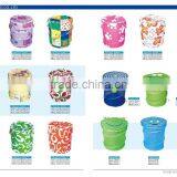 Collapsible Retractable Storage Basket With Lid thumbnail-2