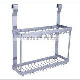 Kitchen Accessories Stainless Steel Hanging Storage Basket thumbnail-2