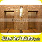 Shopping Mall Elevator Decoration Stainless Steel Elevator Door Panel on Sale thumbnail-4