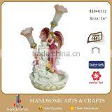 26 Inch Polyresin Indoor Outdoor Decoration Antique Angel Water Fountain With Lamp thumbnail-1