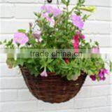 Handmade Outdoor Garden Decoration Willow Flower Basket thumbnail-3