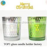 Frosted Glass Candle Holder thumbnail-6