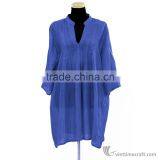 Colorful Silk Dress With High Quality, 100% Handmade in Vietnam thumbnail-2