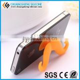 smart beard shape silicone cell phone stand