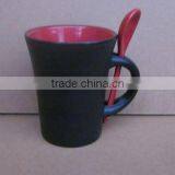 Sublimation Ceramic Mug With Spoon thumbnail-2