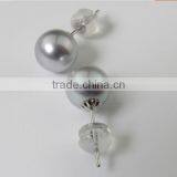 6.5-7 mm Grey Akoya Pearl Jewelry Earring thumbnail-4