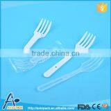 Cheap Disposable Extended Length 118mm PP Folding Plastic Fork thumbnail-1