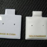 Custom Earring Puff Display Pads White Stud Post thumbnail-5