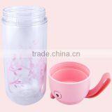 320 ML Colorful Cheap Plastic Drinking Water Bottle With Lid thumbnail-6