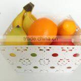 2016 New Style Plastic pp Square Fruit Basket With Sunflower thumbnail-5