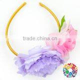 Baby Flower Hair Accessories Partying Kids Nylon Headbands For Baby Girls thumbnail-3