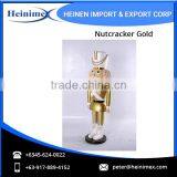 Decorative Nutcracker Gold Statue - Perfect Gift Option thumbnail-3