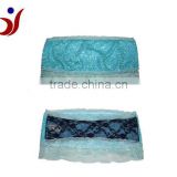 wholesale high quality sequin boob tube top bra with blue lace for sexy female (accept OEM)