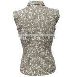 New Design Clothing OEM/ODM Manufacturer Floral Print 2016 Modern Women Fashion Blouse thumbnail-2