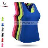 Stylish Wholesale Polyester Fitness Womens Sport Vest Tank Top thumbnail-1