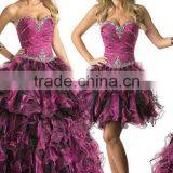 Orangza V-neck Latest Design Formal Evening Gown thumbnail-1