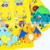 Mini Cartoon Pokemon Figures Custom Keychain for Little Gift