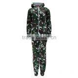 New Fashion 100% Polyester Outdoor Fitted Camo Onesie Adult thumbnail-3