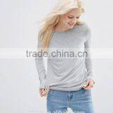 2016 Hot Sale Women Blank Long Sleeves Girls Favorite T-shirt thumbnail-1