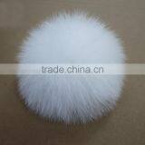 Myfur Light Blue Real Fox Fur Pompom Wholesale Animal Fur Accessory thumbnail-4