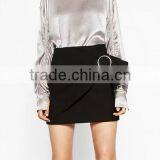 Runwaylover EY2335B Women Fold Sleeve Pure Color Blouse 2017 thumbnail-1