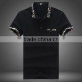 Custom Popular Cheap Soft Men's Stand Collar Cotton Short Sleeve Men T Shirt Camisa Polo Shirts Wholesale thumbnail-2