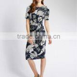 Short Sleeve Floral Shift Dress thumbnail-1